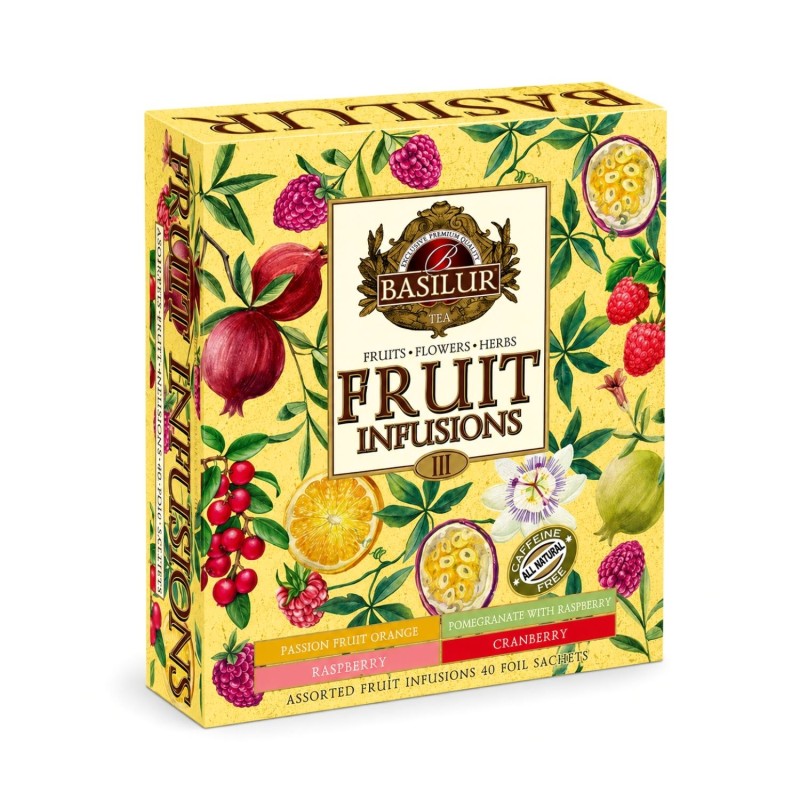 BASILUR Fruit Infusions Assorted Vol.III 40x2 g