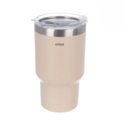 Nerezový termohrnček na kávu a čaj béžový 380 ml