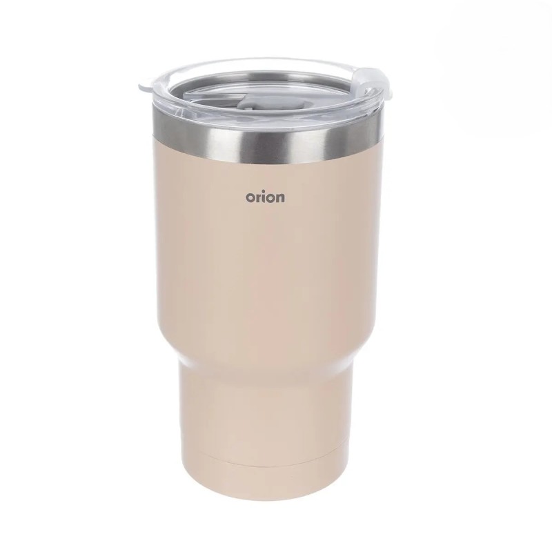 Nerezový termohrnček na kávu a čaj béžový 380 ml