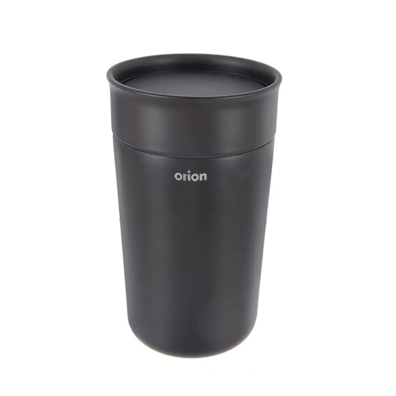 Nerezový termohrnček na kávu a čaj čierny 350 ml