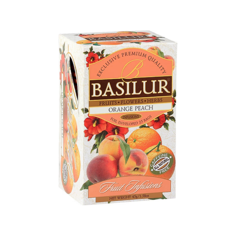 BASILUR Fruit Orange Peach 25x2 g