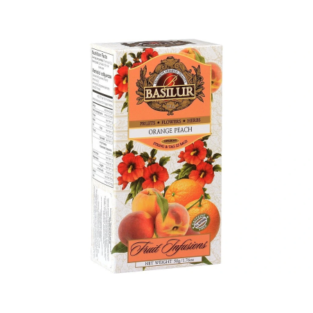 BASILUR Fruit Orange Peach 25x2 g