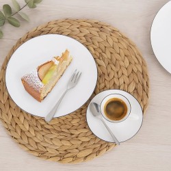 Porcelánové šálky na espresso s podšálkou (Sada 2 ks, 100 ml)