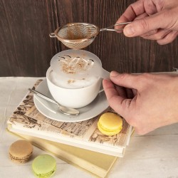 Šablóny na zdobenie kávy a cappuccina (Sada 6 ks)