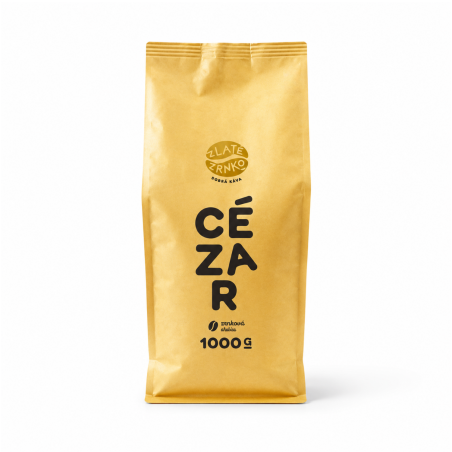 Zlaté zrnko Cézar zrnková káva 1 kg