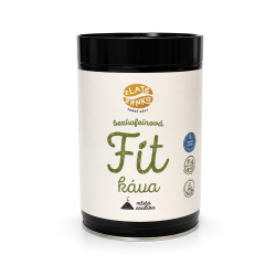 Zlaté zrnko Fit káva bezkofeínová mletá káva v plechovke 250 g