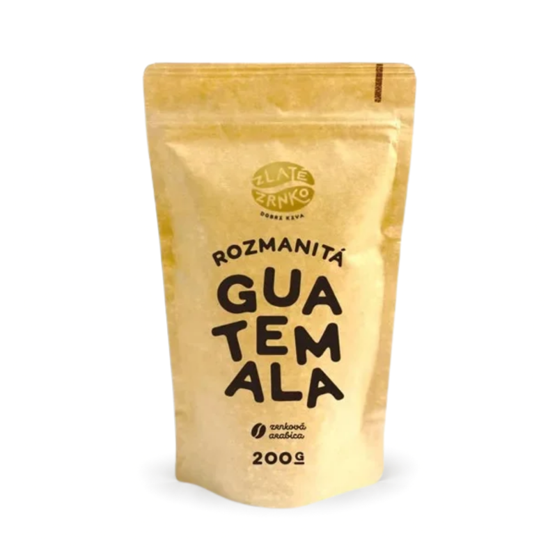 Zlaté zrnko Guatemala zrnková káva 200 g