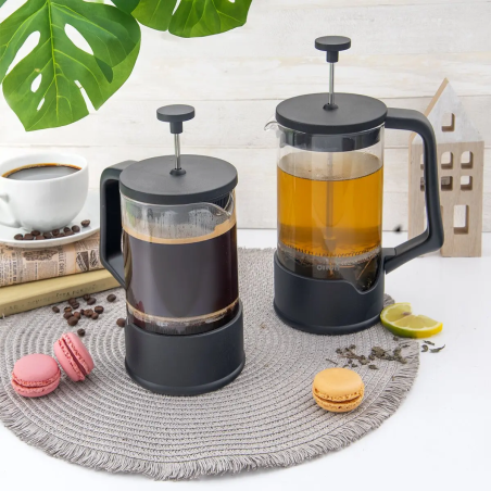 French press kanvica na kávu a čaj nerezová 400 ml