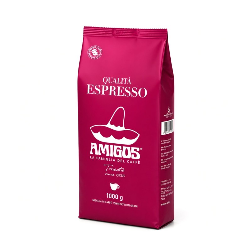 Amigos Caffé Trieste Qualitá Espresso zrnková káva 1 kg