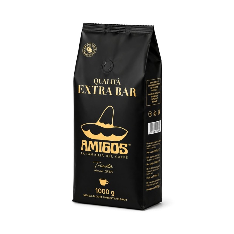 Amigos Caffé Trieste Qualitá Extra Bar zrnková káva 1 kg