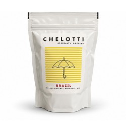Chelotti Caffé Brasile zrnková káva 250 g