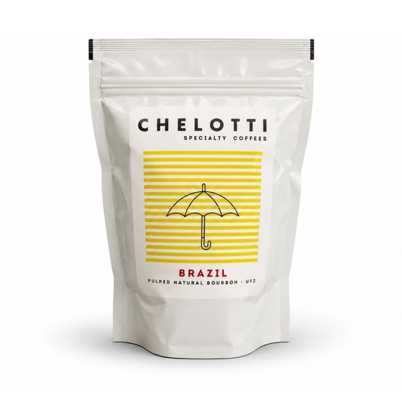 Chelotti Caffé Brasile zrnková káva 250 g