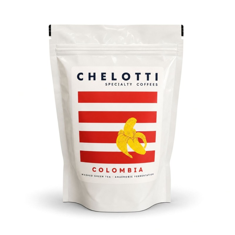 Chelotti Caffé Colombia zrnková káva 250 g