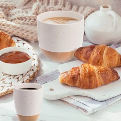 Keramický hrnček na cappuccino bez uška 300 ml