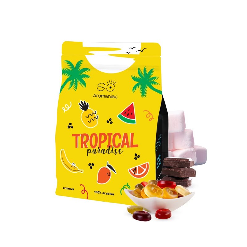 Aromaniac Tropical Paradise zrnková káva 250 g