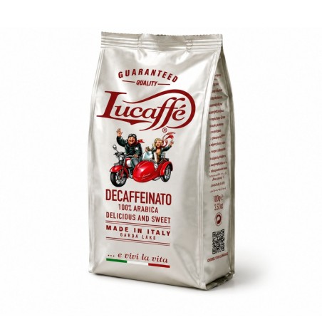 Lucaffé Decaffeinato nízkokofeinová zrnková káva 700 g