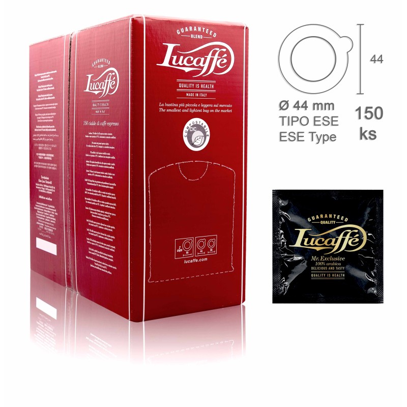 Lucaffé Mr. Exclusive E.S.E. pody 150 ks